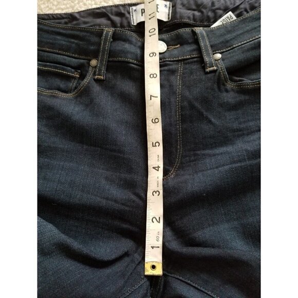 Paige Hoxton Ultra Skinny Ankle Jean Dark Blue Women's Size 28 - Picture 9 of 13